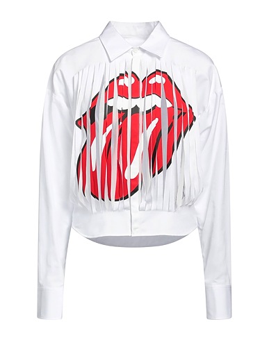 DSQUARED2 Camicie Bianco 100% Cotone, Poliestere