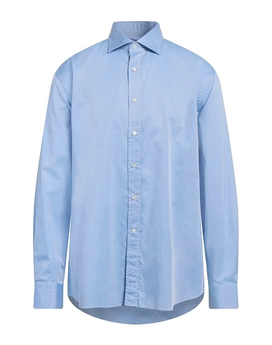 ALEA Solid color shirt Light blue 100% Cotton