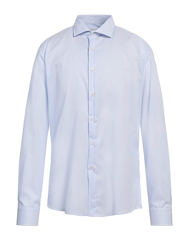 ALEA Patterned shirt Sky blue 100% Cotton