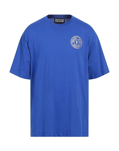 VERSACE JEANS COUTURE T-shirt Azure 100% Cotton