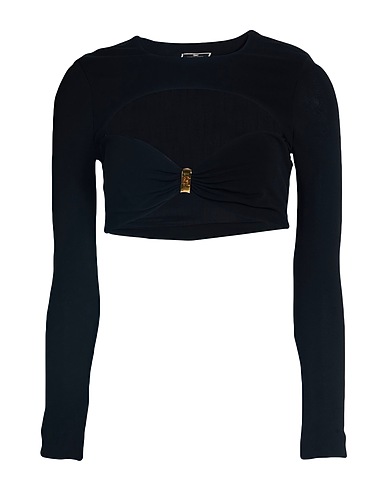 ELISABETTA FRANCHI Top Black 100% Viscose