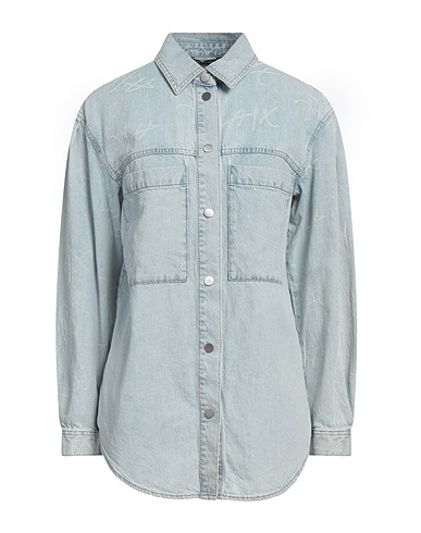 ARMANI EXCHANGE Denim shirt Blue 100% Cotton