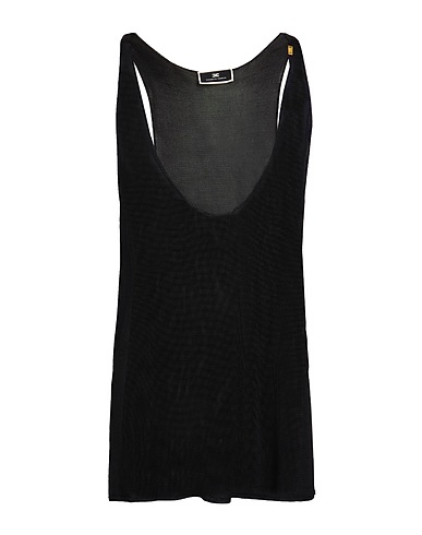 ELISABETTA FRANCHI Top Black 100% Viscose
