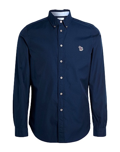 PS PAUL SMITH Camicie Blu notte 100% Cotone organico