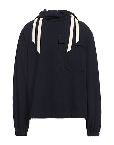 JIL SANDER+ Hooded track jacket  Midnight blue 100% Cotton