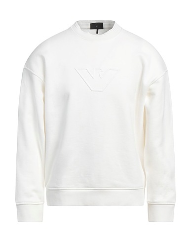 EMPORIO ARMANI Sweatshirt White 100% Cotton, Elastane