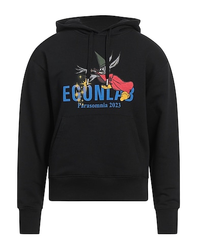 EGONLAB. Hooded sweatshirt Black 100% Cotton