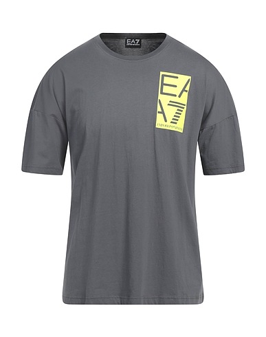 EA7 T-shirt Grey 100% Cotton