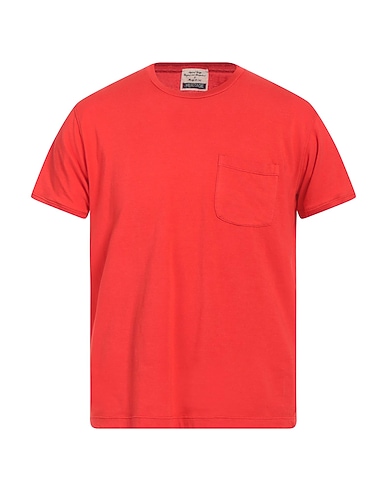 HERITAGE Basic T-shirt Tomato red 90% Cotton, 10% Elastane