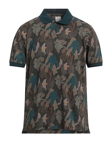 PAUL SMITH Polo shirt Military green 100% Cotton