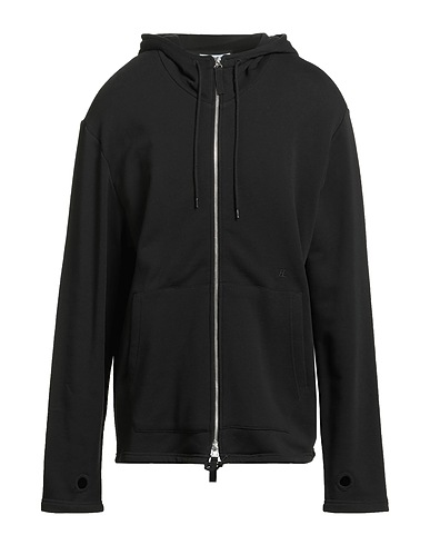 HELMUT LANG Hooded track jacket  100% Cotton
