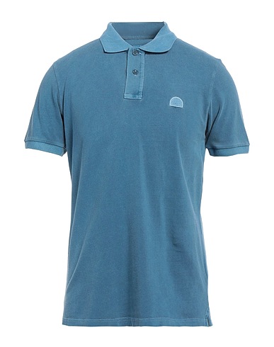 SUNDEK Polo shirt Slate blue 100% Cotton