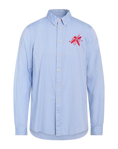 PS PAUL SMITH Camicie Blu 100% Cotone organico