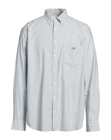 GANT Striped shirt Green 100% Cotton