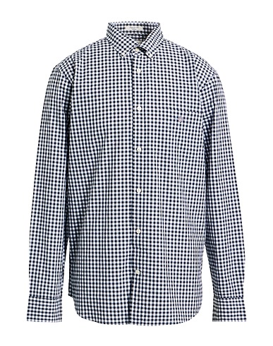 GANT Checked shirt Black 100% Organic cotton