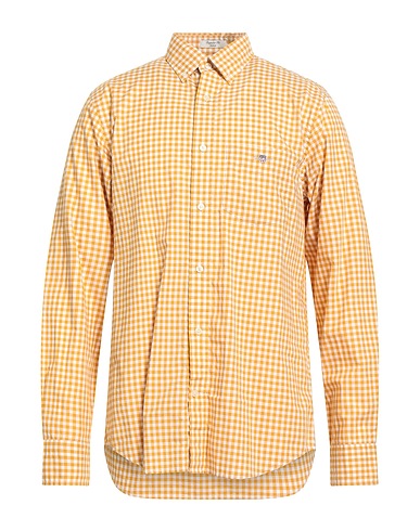 GANT Checked shirt Marigold 100% Organic cotton