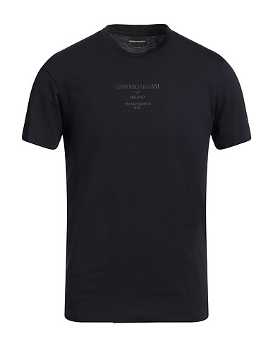 EMPORIO ARMANI T-Shirt Marineblau 100% Baumwolle