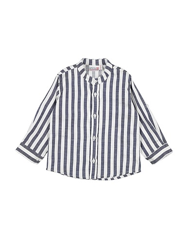 OFFICINA 51 Hemd mit Muster Marineblau 70% Viskose, 30% Baumwolle