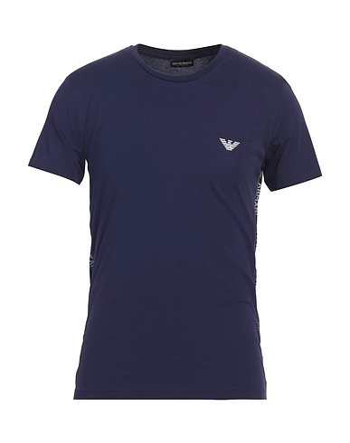 EMPORIO ARMANI T-Shirt SWIMWEAR Dunkelviolett 100% Baumwolle