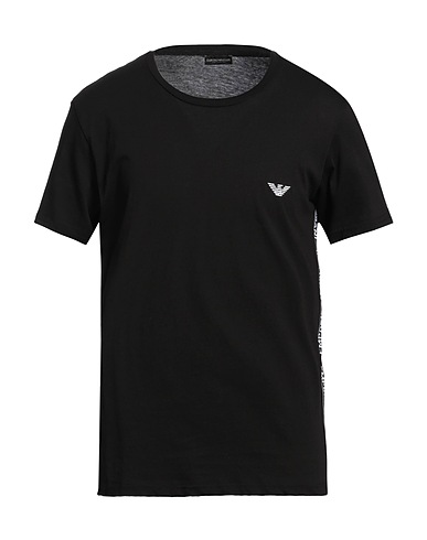 EMPORIO ARMANI T-shirt SWIMWEAR Black 100% Cotton