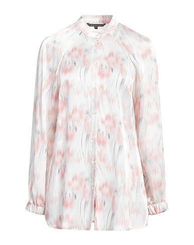 ARMANI EXCHANGE Patterned shirts & blouses White 100% Viscose