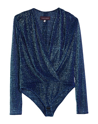 TALBOT RUNHOF TOPWEAR Midnight blue 55% Polyester, 45% Metal