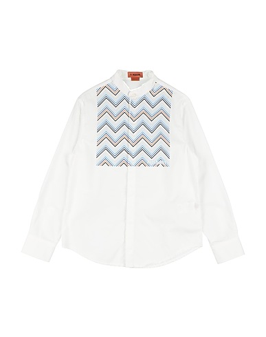 MISSONI KIDS Рубашка с рисунком Белый 100% Хлопок