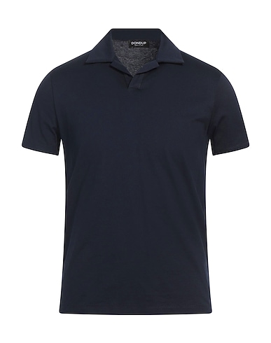 DONDUP Polo shirt BLU NOTTE 100% Cotton