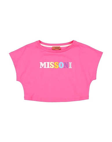 MISSONI KIDS T-shirt Magenta 100% Cotone