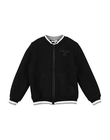 ELIE SAAB Sweatshirt Schwarz 87% Viskose, 8% Elastan, 5% Polyurethan