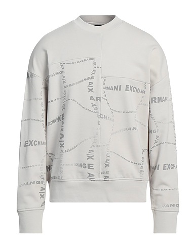 ARMANI EXCHANGE Felpa Grigio chiaro 60% Cotone, 40% Poliestere, Elastan