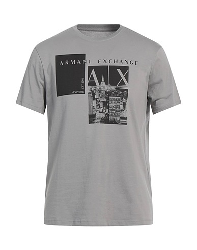 ARMANI EXCHANGE T-shirt Grigio 100% Cotone