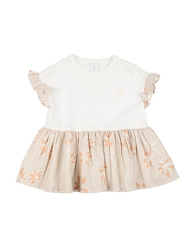 ELEVENTY Top Ivory 100% Cotton