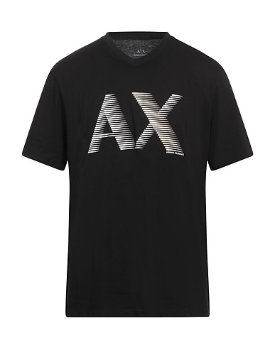 ARMANI EXCHANGE T-shirt Nero 100% Cotone