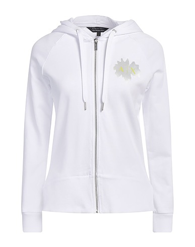 ARMANI EXCHANGE Hooded track jacket  100% Cotton, Elastane