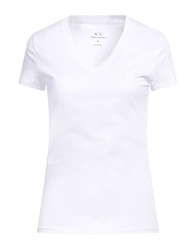 ARMANI EXCHANGE Basic T-Shirt White 100% Cotton