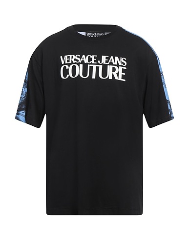 VERSACE JEANS COUTURE T-shirt Black 100% Cotton