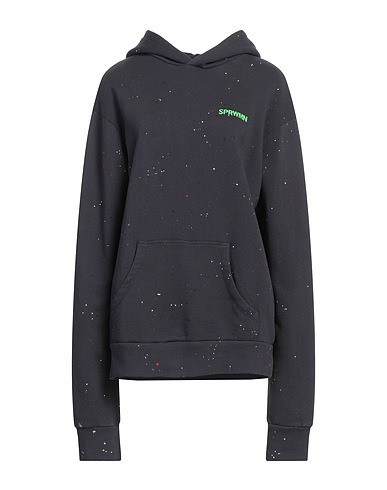 SPRWMN Hooded track jacket  Black 100% Cotton