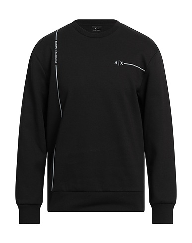 ARMANI EXCHANGE Sweat-shirt Noir 59% Coton, 41% Polyester, Élasthanne