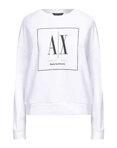 ARMANI EXCHANGE Sweatshirt White 100% Cotton