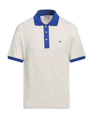 GAS Polo shirt Cream 95% Cotton, 5% Elastane