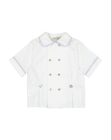PAIO CRIPPA Solid colour shirt White 100% Cotton