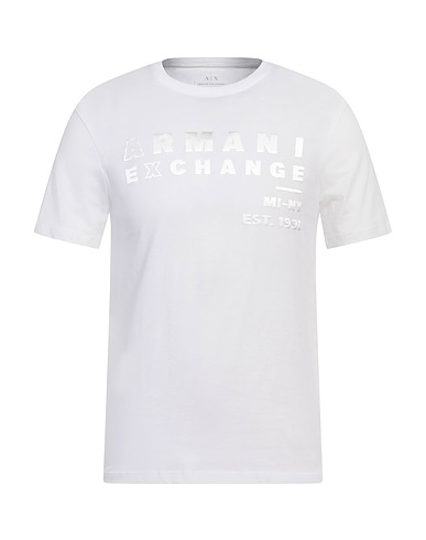 ARMANI EXCHANGE T-shirt White 100% Cotton