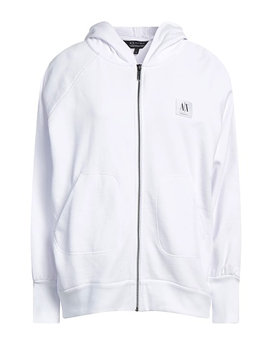 ARMANI EXCHANGE Felpa Bianco 100% Cotone
