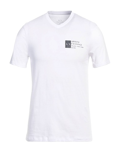 ARMANI EXCHANGE Basic T-shirt White 100% Cotton