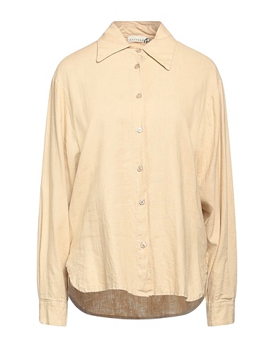 HAVEONE Linen shirt Beige 55% Linen, 45% Viscose