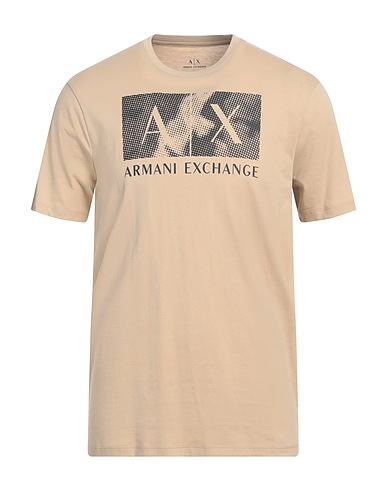 ARMANI EXCHANGE T-shirt Sand 100% Cotton