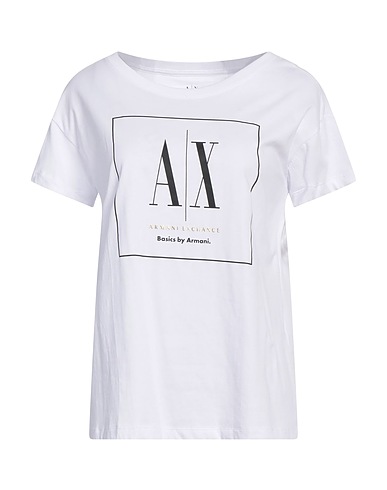 ARMANI EXCHANGE T-shirt Bianco 100% Cotone