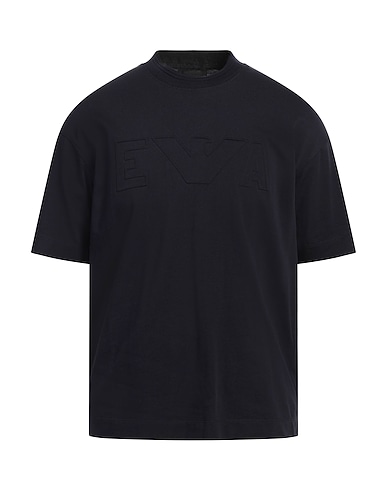 EMPORIO ARMANI T-shirt Midnight blue 100% Cotton