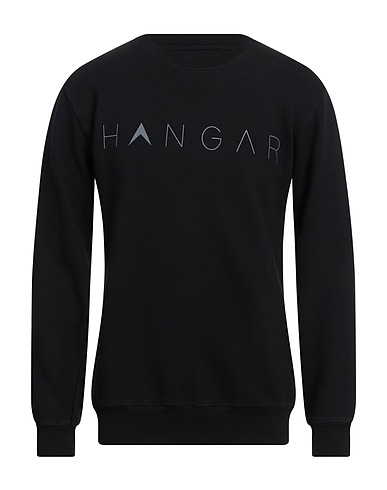HANGAR Sweatshirt Black 100% Cotton